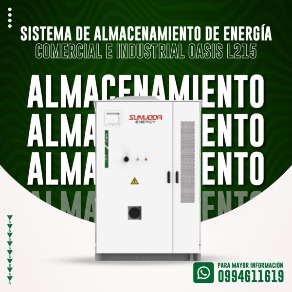 Sistema de almacenamiento de energía comercial e industrial Oasis L215